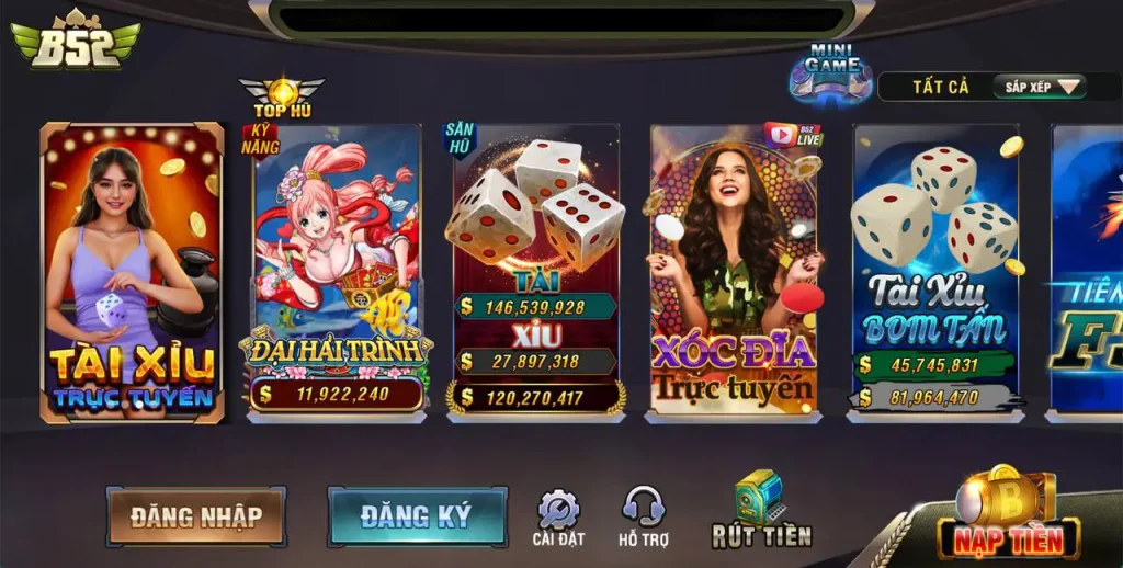Kho game hot tại B52CLub