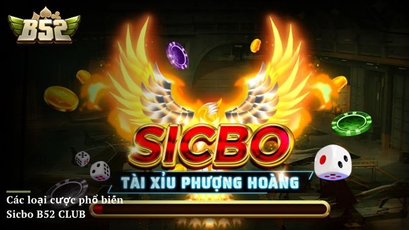 Các loại cược phổ biến Sicbo B52 CLUB