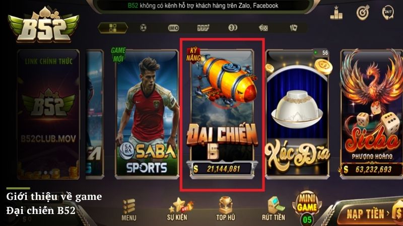 Giới thiệu về game Đại chiến B52