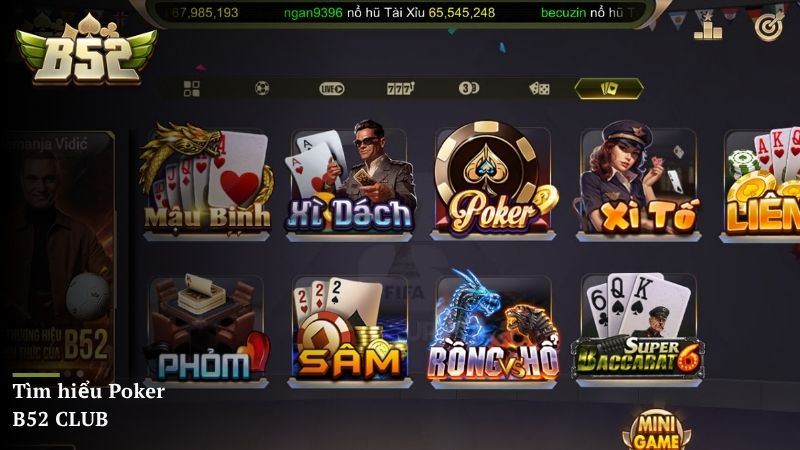 Tìm hiểu Poker B52 CLUB